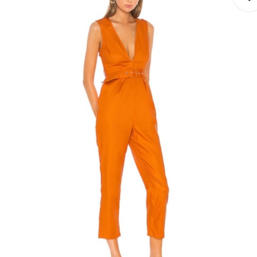 Camila Coelho Orange Jumpsuit